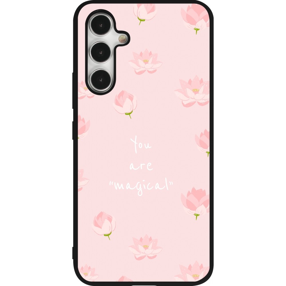 Samsung Galaxy A54 Case Hülle - Silikon schwarz Mom 2023 your are magical