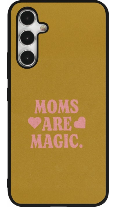Coque Samsung Galaxy A54 5G - Silicone rigide noir Mom 2026 Are Magic