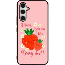 Coque Samsung Galaxy A54 5G - Silicone rigide noir Mom 2026 Berry best