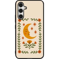 Coque Samsung Galaxy A54 5G - Silicone rigide noir Half moon stamp 2026