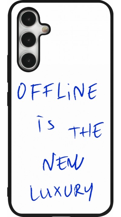 Coque Samsung Galaxy A54 5G - Silicone rigide noir Offline is the new luxury