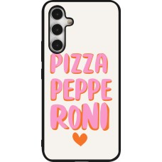 Coque Samsung Galaxy A54 5G - Silicone rigide noir Pizza pepperoni 2026