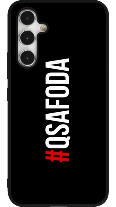Samsung Galaxy A54 Case Hülle - Silikon schwarz Qsafoda 1