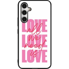 Coque Samsung Galaxy A54 5G - Silicone rigide noir Saint Valentines Day 26 Love all we need is
