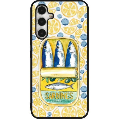Coque Samsung Galaxy A54 5G - Silicone rigide noir Sardines in oil 2026