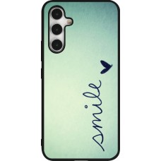 Samsung Galaxy A54 Case Hülle - Silikon schwarz Smile