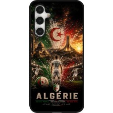 Coque Samsung Galaxy A54 5G - Silicone rigide noir Football Algérie splash 2026