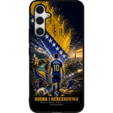 Coque Samsung Galaxy A54 5G - Silicone rigide noir Football Bosnie-Herzégovine splash 2026