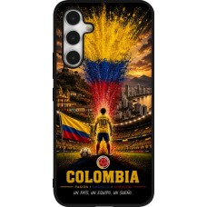 Coque Samsung Galaxy A54 5G - Silicone rigide noir Football Colombie splash 2026