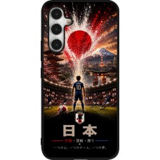 Coque Samsung Galaxy A54 5G - Silicone rigide noir Football Japon splash 2026
