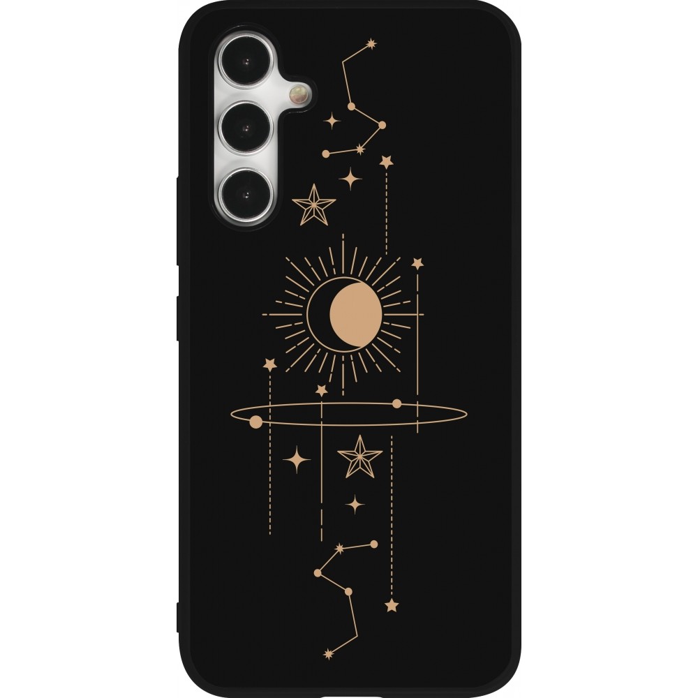 Coque Samsung Galaxy A54 5G - Silicone rigide noir Spring 23 astro