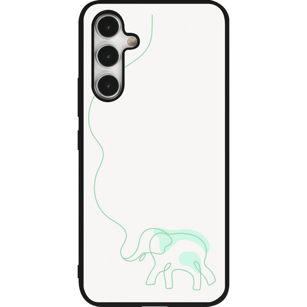 Samsung Galaxy A54 Case Hülle - Silikon schwarz Spring 23 baby elephant