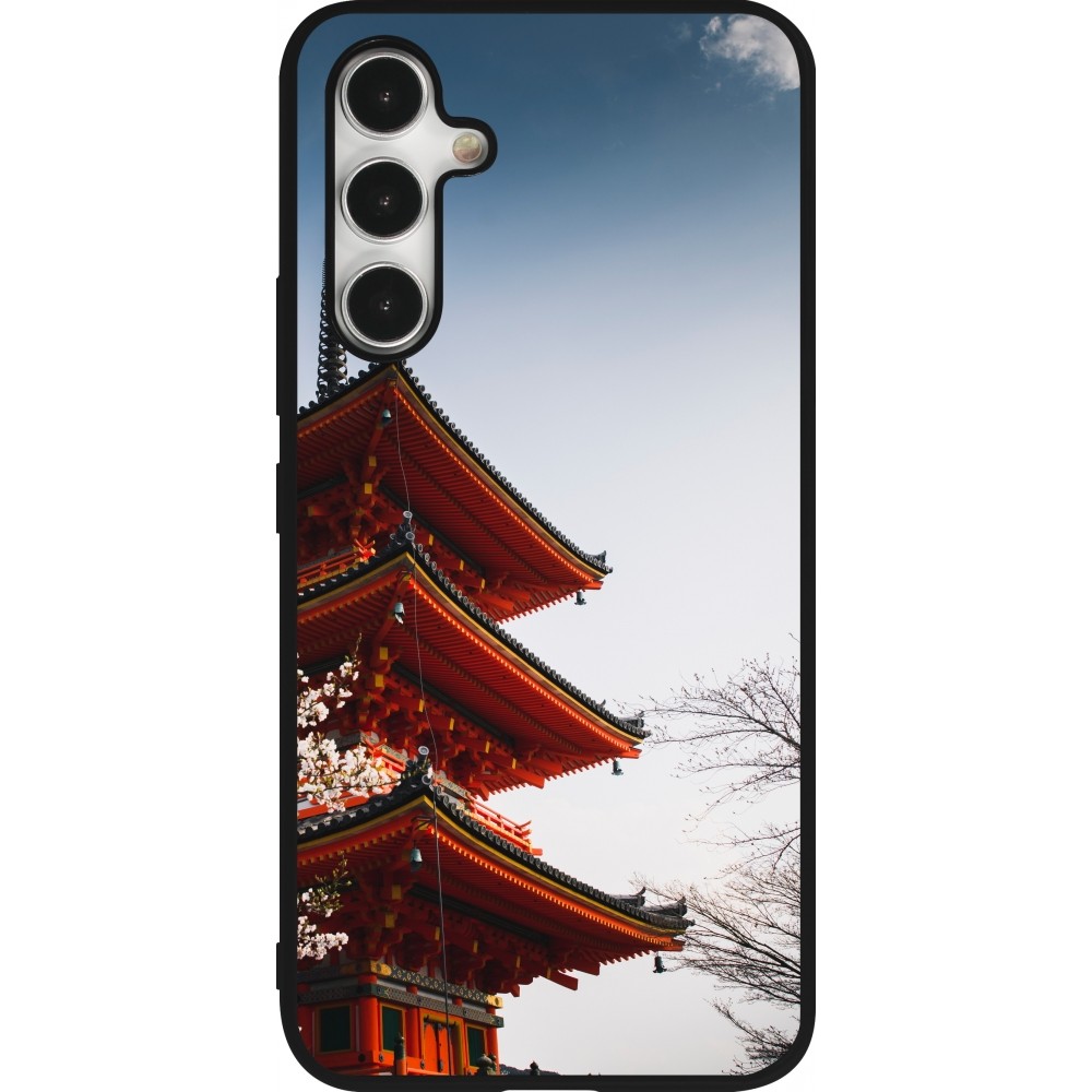 Samsung Galaxy A54 Case Hülle - Silikon schwarz Spring 23 Japan
