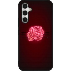 Samsung Galaxy A54 Case Hülle - Silikon schwarz Spring 23 neon rose