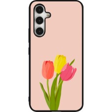 Coque Samsung Galaxy A54 5G - Silicone rigide noir Spring 23 tulip trio