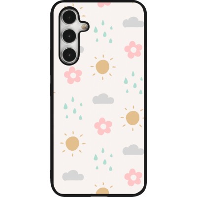 Samsung Galaxy A54 Case Hülle - Silikon schwarz Spring 23 weather