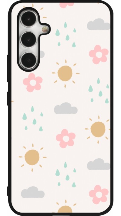 Samsung Galaxy A54 Case Hülle - Silikon schwarz Spring 23 weather