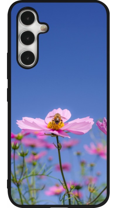 Coque Samsung Galaxy A54 5G - Silicone rigide noir Bee on a flower 2026