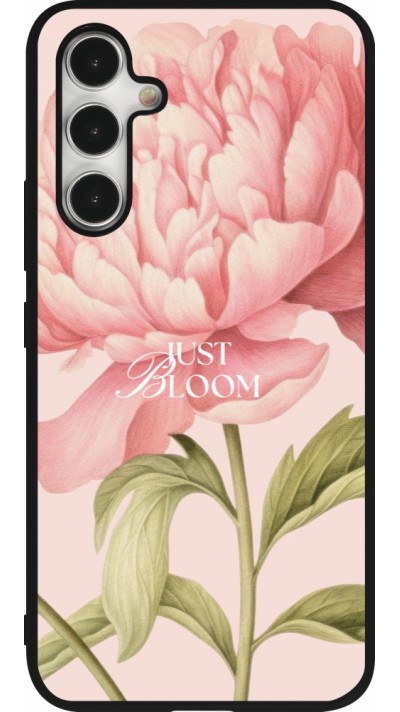 Coque Samsung Galaxy A54 5G - Silicone rigide noir Just Bloom 2026