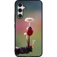 Coque Samsung Galaxy A54 5G - Silicone rigide noir Ladybird on a mushroom 2026