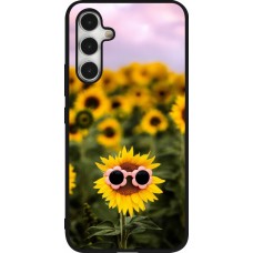 Coque Samsung Galaxy A54 5G - Silicone rigide noir Sunflower with glasses 2026