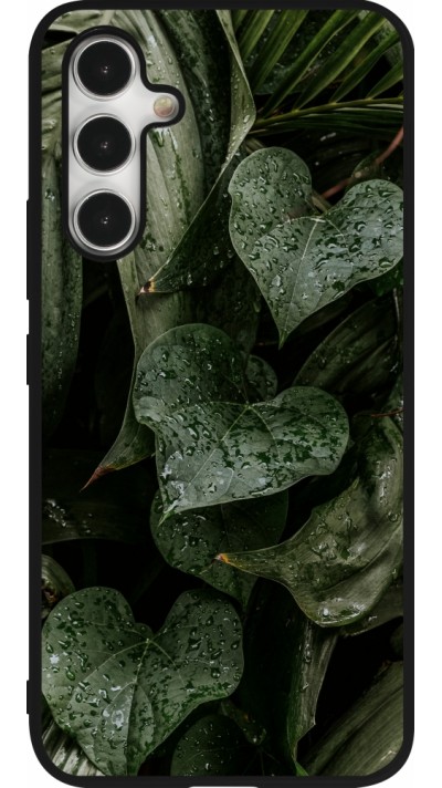 Samsung Galaxy A54 Case Hülle - Silikon schwarz Spring 23 fresh plants