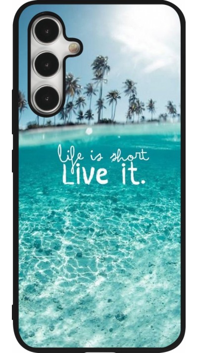 Samsung Galaxy A54 Case Hülle - Silikon schwarz Summer 18 24