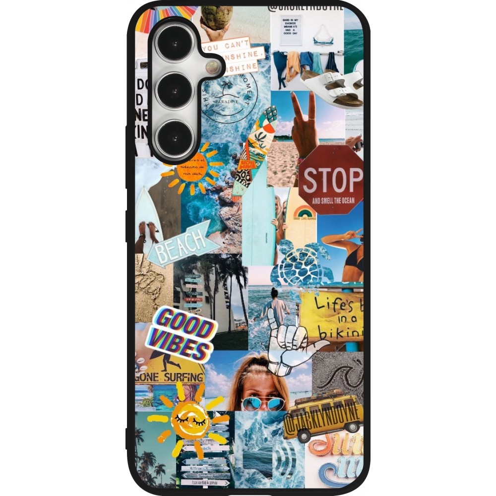 Samsung Galaxy A54 Case Hülle - Silikon schwarz Summer 2021 15