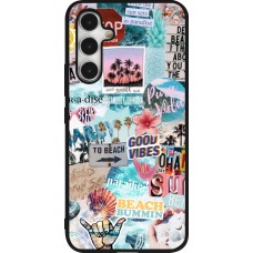 Samsung Galaxy A54 Case Hülle - Silikon schwarz Summer 20 collage