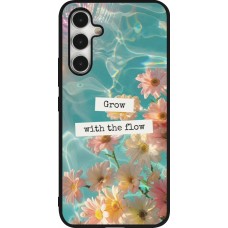 Coque Samsung Galaxy A54 5G - Silicone rigide noir Summer 2025 Grow with the flow