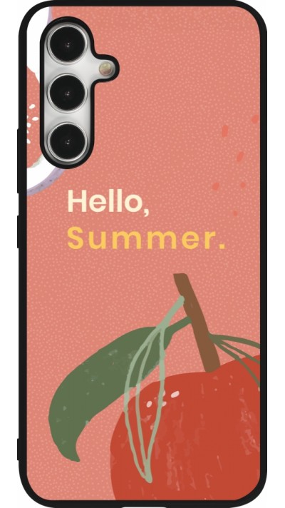 Coque Samsung Galaxy A54 5G - Silicone rigide noir Summer 2025 Hello summer