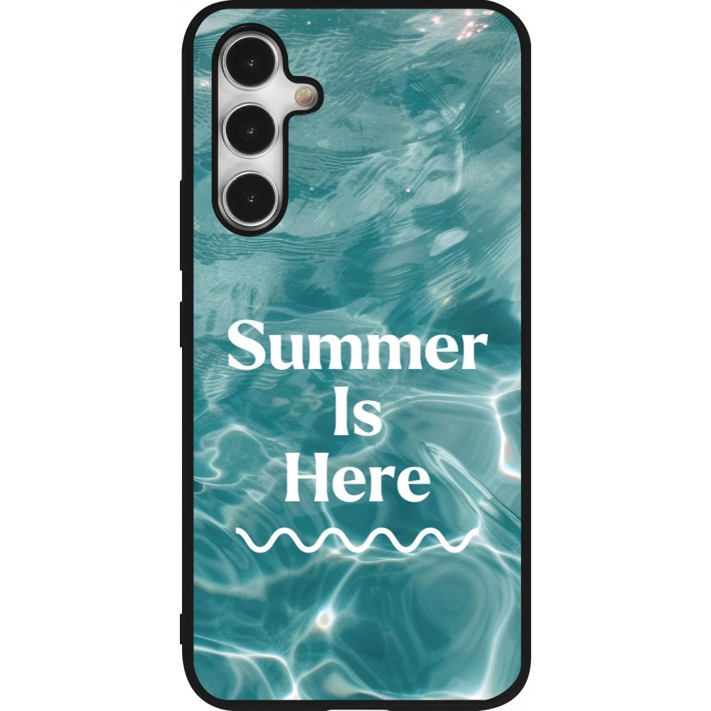 Coque Samsung Galaxy A54 5G - Silicone rigide noir Summer 2025 Summer is here
