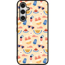 Samsung Galaxy A54 Case Hülle - Silikon schwarz Pattern Summer 2026