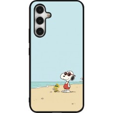 Samsung Galaxy A54 Case Hülle - Silikon schwarz Snoopy on the beach Summer 2026