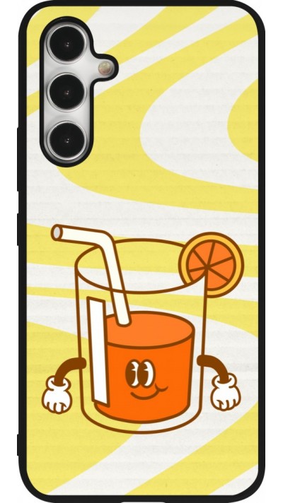 Samsung Galaxy A54 Case Hülle - Silikon schwarz Summer drink 2026