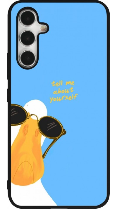 Samsung Galaxy A54 Case Hülle - Silikon schwarz Tell me about yourself Summer 2026