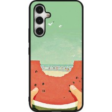 Samsung Galaxy A54 Case Hülle - Silikon schwarz Views through a watermelon Summer 2026