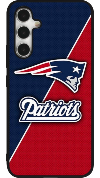 Coque Samsung Galaxy A54 5G - Silicone rigide noir Super Bowl 26 Patriots 1