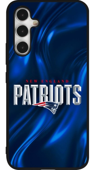 Coque Samsung Galaxy A54 5G - Silicone rigide noir Super Bowl 26 Patriots 2