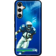 Coque Samsung Galaxy A54 5G - Silicone rigide noir Super Bowl 26 Seattle 1