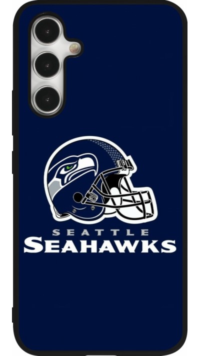 Coque Samsung Galaxy A54 5G - Silicone rigide noir Super Bowl 26 Seattle 3