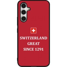 Samsung Galaxy A54 Case Hülle - Silikon schwarz Switzerland Great Since 1291