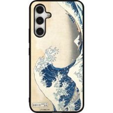 Coque Samsung Galaxy A54 5G - Silicone rigide noir Tableau art - La Grande Vague de Kanagawa - Hokusai
