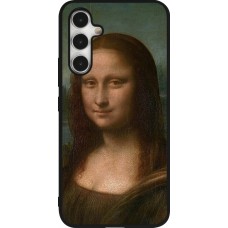 Samsung Galaxy A54 Case Hülle - Silikon schwarz Kunstbild - Mona Lisa - Leonardo de Vinci