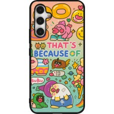 Coque Samsung Galaxy A54 5G - Silicone rigide noir Thats beacause of