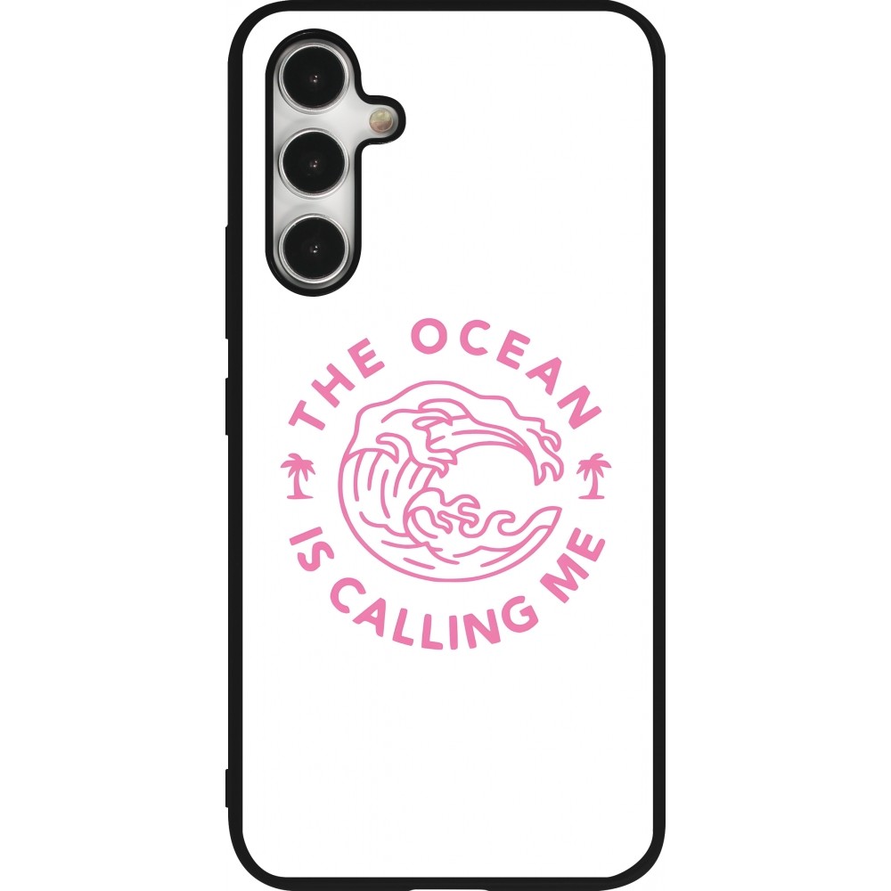 Samsung Galaxy A54 Case Hülle - Silikon schwarz The Ocean is calling me