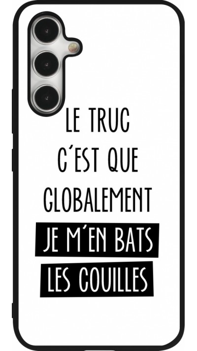 Samsung Galaxy A54 Case Hülle - Silikon schwarz Le truc globalement bats les couilles