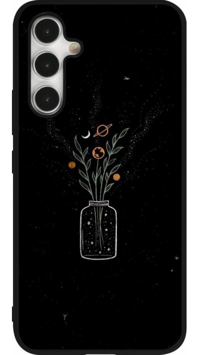Samsung Galaxy A54 Case Hülle - Silikon schwarz Vase black