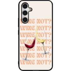 Samsung Galaxy A54 Case Hülle - Silikon schwarz Wine not