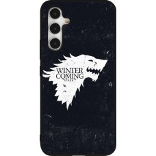 Samsung Galaxy A54 Case Hülle - Silikon schwarz Winter is coming Stark